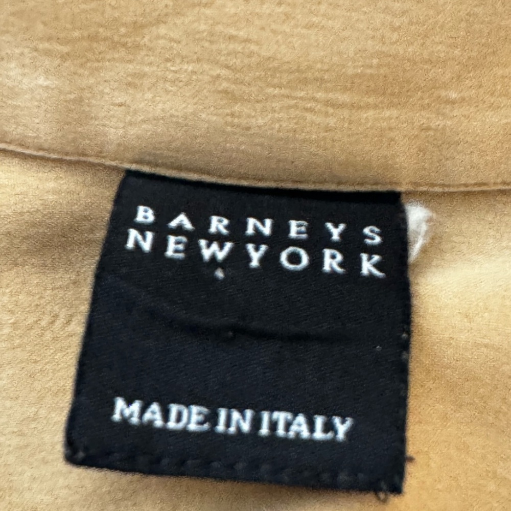 Barneys New York silk button down top - Picture 3 of 6